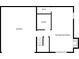 Depicts a home's floor plan with a garage, recreation room, room, and bath at 6082 Raintree Bnd, Lithonia, GA 30058