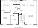 Detailed floor plan including dimensions for the primary bedroom, kitchen, and living room at 6082 Raintree Bnd, Lithonia, GA 30058