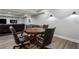 Finished basement featuring game table, billiard, and entertainment center at 6263 Fernstone Nw Trl, Acworth, GA 30101