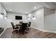 Finished basement featuring game table and hardwood floors at 6263 Fernstone Nw Trl, Acworth, GA 30101