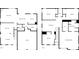 Detailed floor plan showcasing the layout of the first and second floor at 8826 Lakecrest Way, Union City, GA 30291