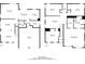 Detailed floor plan showcasing the layout of the first and second floor at 8826 Lakecrest Way, Union City, GA 30291