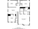 Detailed floor plan showcasing the layout of the home, including bedrooms, bonus room, and primary suite at 8826 Lakecrest Way, Union City, GA 30291