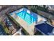 Community pool and playground offer recreational amenities in a lush and private setting at 4610 Point Rock Dr, Buford, GA 30519