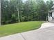 Spacious backyard with a well-manicured lawn and an inviting patio, perfect for outdoor activities at 3014 Echols Rd, Cumming, GA 30041