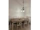Dining area featuring a chandelier above a table with six chairs at 3014 Echols Rd, Cumming, GA 30041