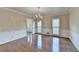 Bright dining area features gleaming hardwood floors and natural light at 478 Guilford Cir, Marietta, GA 30068