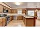 Traditional kitchen with granite countertops and custom cabinets at 478 Guilford Cir, Marietta, GA 30068
