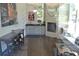 Living room with modern finishes, a wet bar, and plenty of room to relax and entertain at 1350 May Avenue # 14, Atlanta, GA 30316