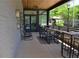 Modern patio with seating and open-air design, perfect for relaxing outdoors at 1350 May Avenue # 14, Atlanta, GA 30316