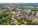 Community aerial view showcases proximity to Downtown Alpharetta and lush surroundings at 750 Tannery Cmn, Alpharetta, GA 30009