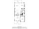 Detailed first floor plan showcasing the kitchen, living room, and balcony layout at 750 Tannery Cmn, Alpharetta, GA 30009