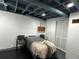 Basement bedroom with gray walls, a finished ceiling, and a closet at 2059 Clearwater Se Dr, Marietta, GA 30067