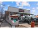 Bright and modern Canyons Fresh Grill restaurant with patio seating and ample parking space at 1667 Willow Way, Woodstock, GA 30188