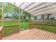Backyard with spacious deck, pergola, and a grassy lawn at 947 Rebel Forest Dr, Atlanta, GA 30315