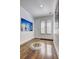Home entryway featuring a mosaic star design on hardwood flooring at 4206 Whitby Se Way # 15, Smyrna, GA 30080