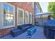 Brick patio space featuring an outdoor seating area and barbecue setup at 4206 Whitby Se Way # 15, Smyrna, GA 30080