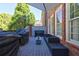 Outdoor living space boasting lounge seating and a built in barbeque area at 4206 Whitby Se Way # 15, Smyrna, GA 30080