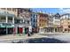 Charming street view of mixed-use buildings featuring storefronts and apartments at 4206 Whitby Se Way # 15, Smyrna, GA 30080