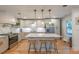 Stylish kitchen with marble countertops, stainless steel appliances, and a functional island at 82 Dearborn Se St, Atlanta, GA 30317