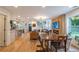 Bright open-concept living space connects the kitchen, living, and dining areas seamlessly at 82 Dearborn Se St, Atlanta, GA 30317