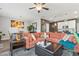 Inviting living space with plush seating, stylish decor, and open layout leading to the kitchen at 1700 Prospect Way, Conyers, GA 30094