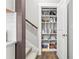 Pantry shelves provide ample storage space for organizing cooking and baking supplies at 1700 Prospect Way, Conyers, GA 30094