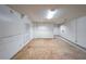 Unfinished basement with concrete flooring and white walls offers potential for customization and expansion at 3601 Club Nw Dr, Kennesaw, GA 30144