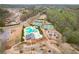 Community aerial shot featuring the pool, tennis courts, a playground, and residences at 422 Murphy Avenue, Canton, GA 30114