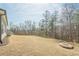 Home's lush backyard extending to a line of trees at 422 Murphy Avenue, Canton, GA 30114