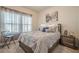 Cozy bedroom with large windows, modern furnishings, and carpeted flooring at 422 Murphy Avenue, Canton, GA 30114