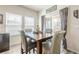 Dining area with slider to the outside, featuring an attractive table and seating at 422 Murphy Avenue, Canton, GA 30114