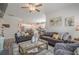 Open concept living room showcasing flow to the kitchen and dining area, perfect for entertaining at 422 Murphy Avenue, Canton, GA 30114