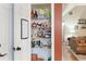 Organized walk-in pantry with shelving providing ample storage for food items and kitchen essentials at 1605 Barrier Rd, Marietta, GA 30066