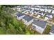 An aerial view captures a lovely home nestled in a well-planned community at 298 Tillman Pass, Woodstock, GA 30188
