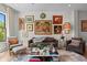 Comfortable living room with hardwood floors and decorative art pieces at 3408 Landen Pine Ne Ct, Atlanta, GA 30305