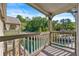 Relaxing balcony view overlooking a serene lake and lush greenery for tranquil outdoor enjoyment and scenic beauty at 610 Mill Pond Se Dr, Smyrna, GA 30082