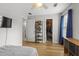 Bedroom with hardwood floors, a ceiling fan, and a closet at 865 Ashfield Dr, Decatur, GA 30030