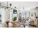 Bright living area with a fireplace, large windows, hardwood floors and comfortable seating at 2143 Yancey Ne Ln, Atlanta, GA 30319