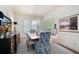 Dining area with modern chandelier and large windows at 2239 Tayside Nw Xing, Kennesaw, GA 30152