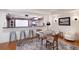 Recreation area includes a bar, card table, and a view of the entertainment room with projector at 2239 Tayside Nw Xing, Kennesaw, GA 30152