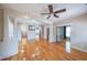 Inviting living area featuring gleaming hardwood floors, recessed lighting and an open layout at 3416 Harrison Rd, Atlanta, GA 30344