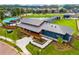 Aerial view of community clubhouse with pool and outdoor entertaining spaces at 1580 Johnson Nw Rd, Atlanta, GA 30318
