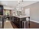 Bright kitchen showcasing a center island with seating, stainless steel appliances, and open layout at 1580 Johnson Nw Rd, Atlanta, GA 30318