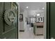 Welcoming entryway featuring marble floors that leads to a modern living space and kitchen at 2255 Peachtree Ne Rd # 521, Atlanta, GA 30309