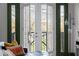 Living room with access to the outside patio at 2255 Peachtree Ne Rd # 521, Atlanta, GA 30309