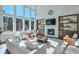 Bright and spacious living room with large windows, fireplace, and comfortable seating at 3440 Carswell Bnd, Cumming, GA 30028
