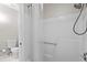 Bright bathroom with a convenient shower and toilet at 1421 Peachtree Ne St # 211, Atlanta, GA 30309
