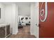 Modern apartment foyer featuring stylish console table and an open view to the living area at 383 Grant Se Cir # 1634, Atlanta, GA 30315