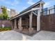 Outdoor grilling pavilion offers ample seating, counter space, and brick pillars in a community space at 383 Grant Se Cir # 1634, Atlanta, GA 30315